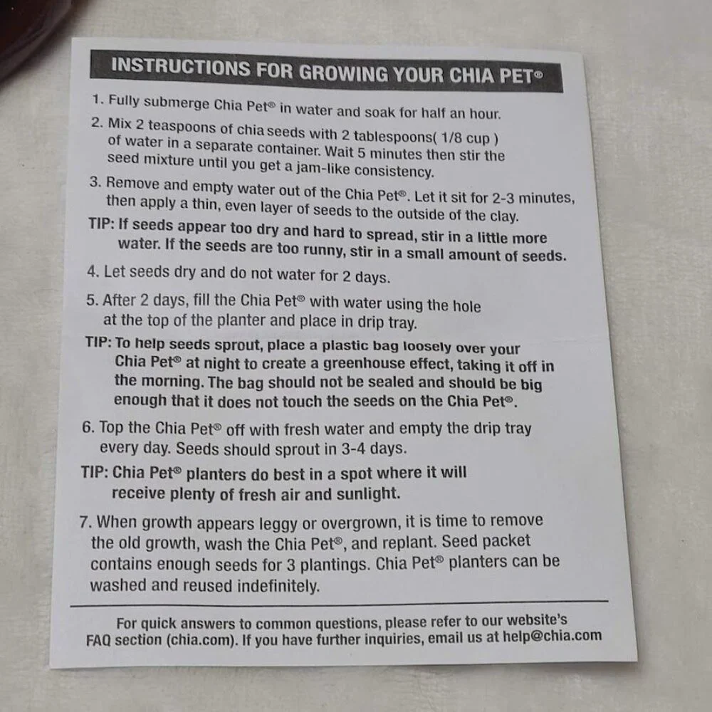 Chia Pet Emoji Poopy W/ Seed Pack Collectible Decorative Planter New Open Box - Picture 10 of 16